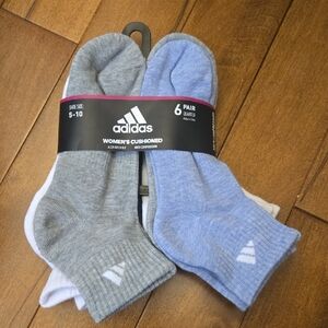 Adidas Women's Cushioned Socks - 6 Pair Size 5-10